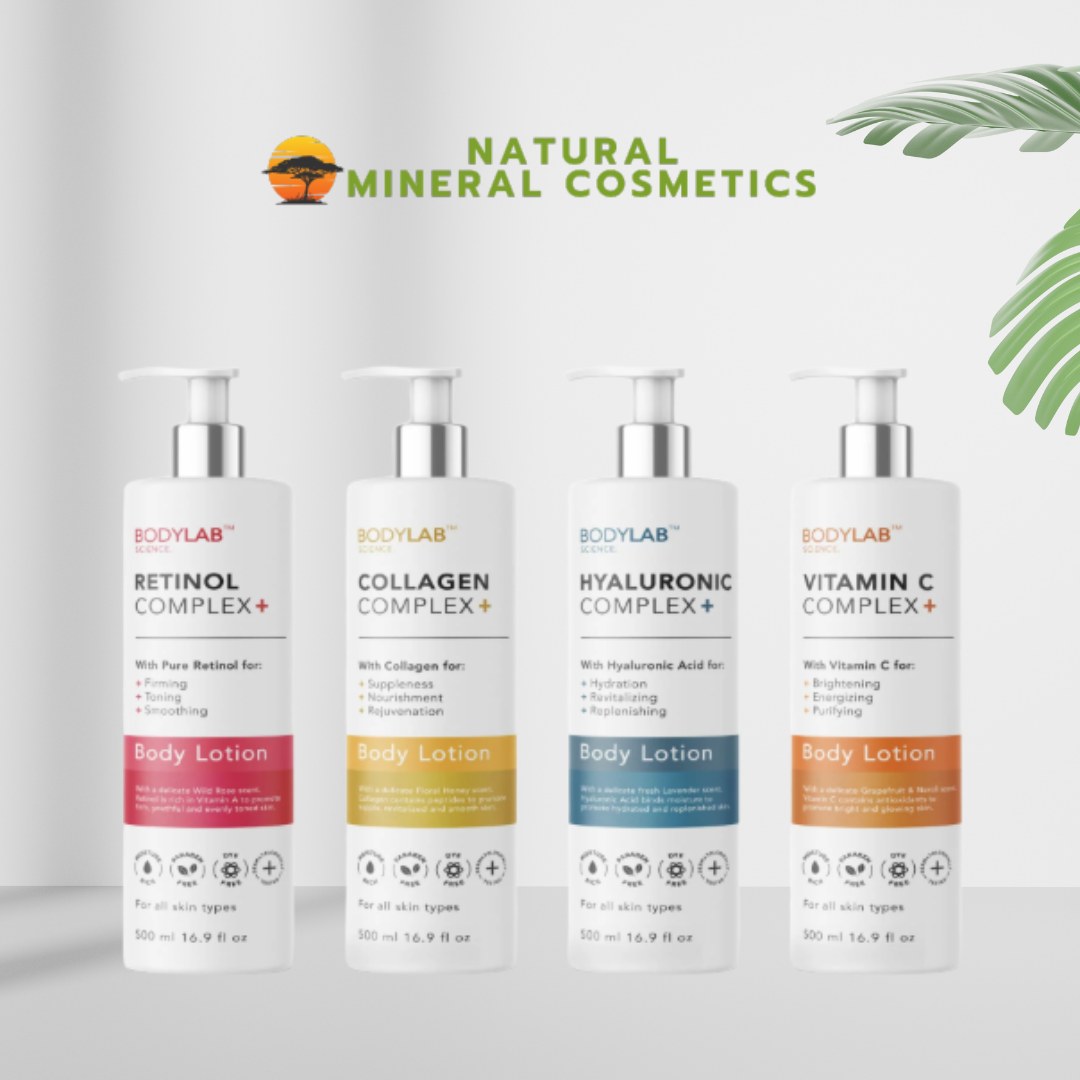 3 Body lotions of your choice