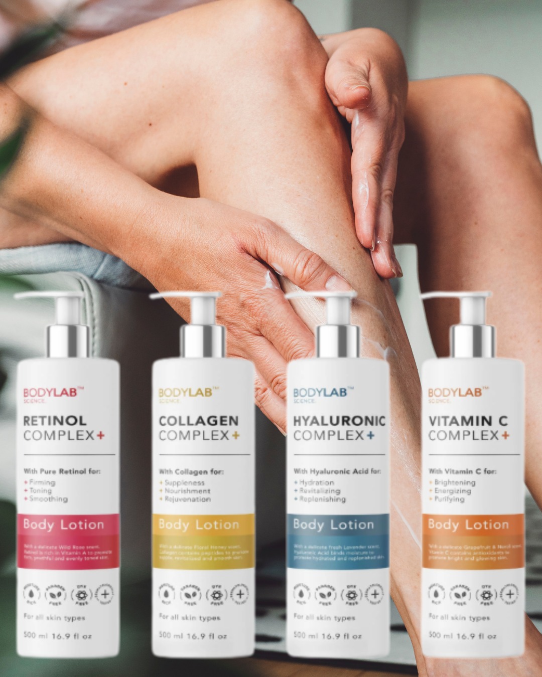 2 Body lotions of your choice